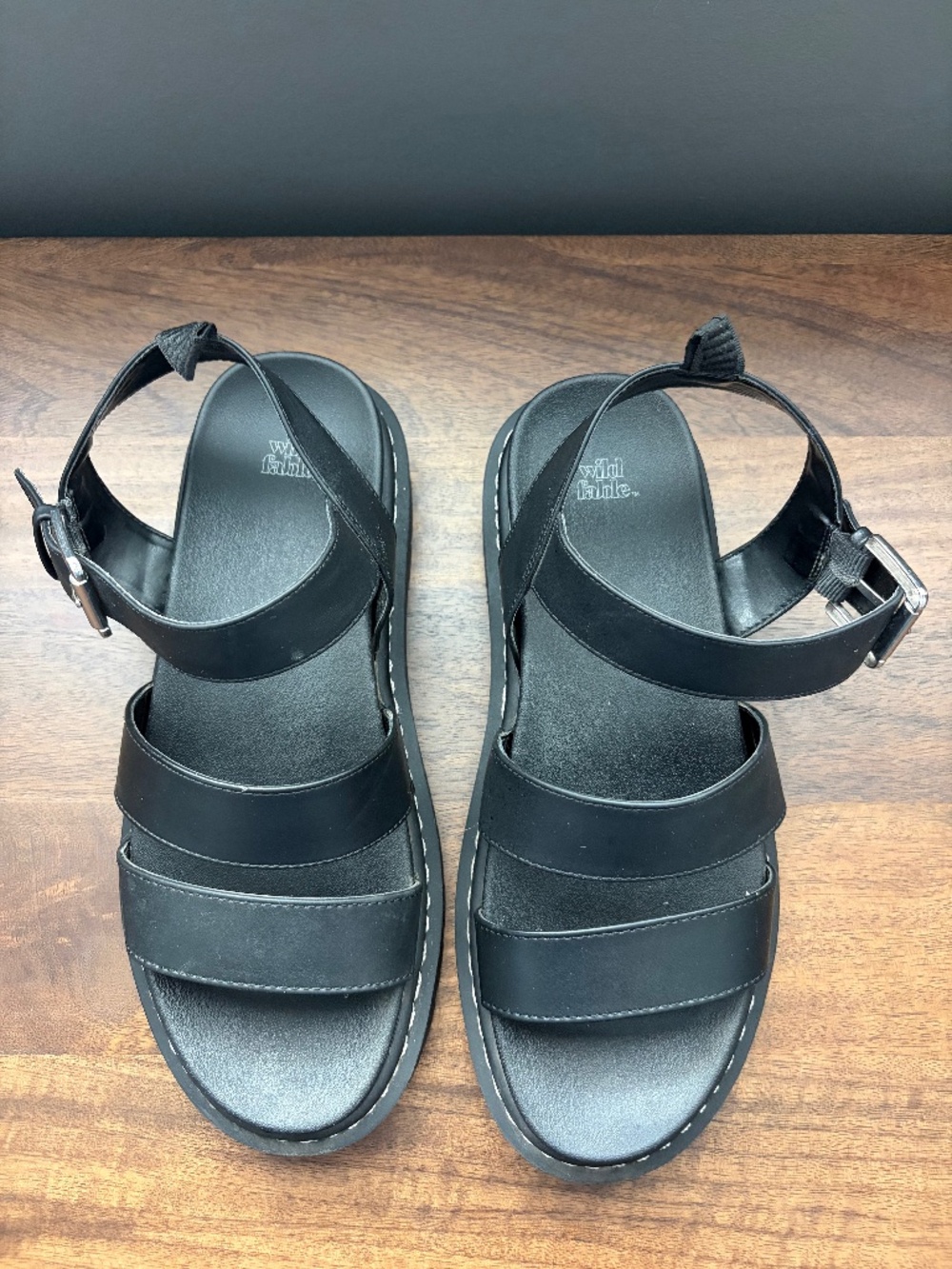 Wild Fable Women's Black Sandals